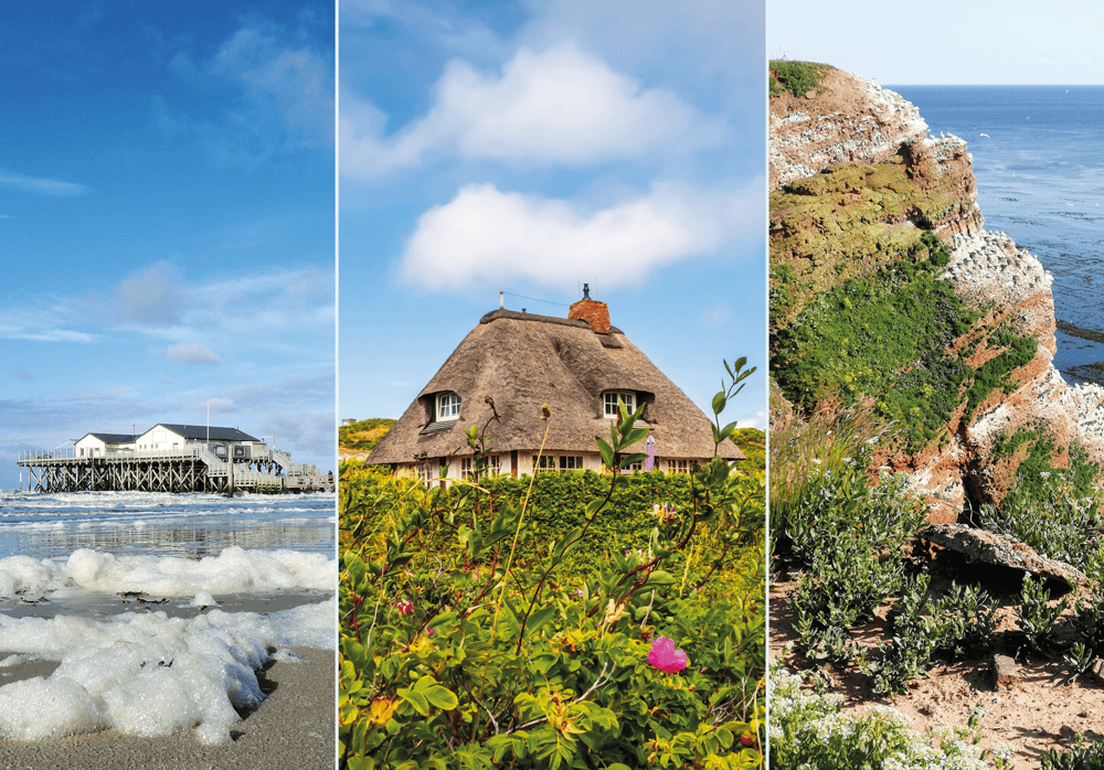 Sylt, Helgoland und St. Peter Ording